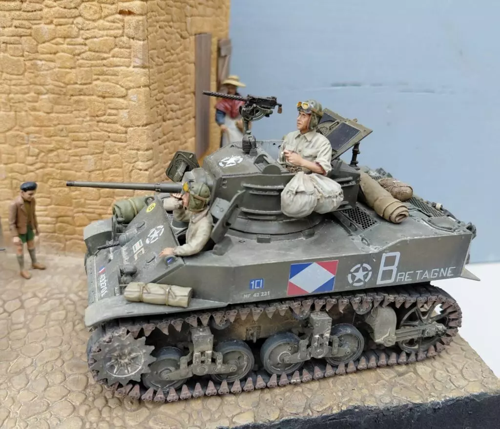 Débarquement Provence 1944 – M5 Stuart