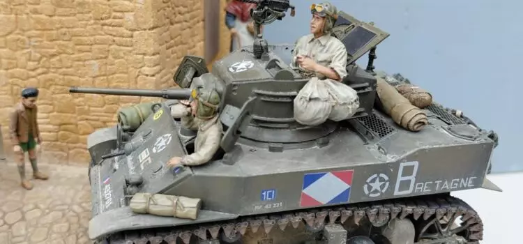 Débarquement Provence 1944 – M5 Stuart