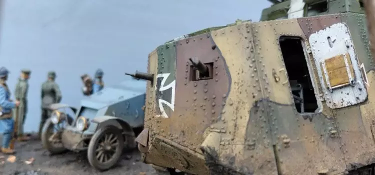 Grosse prise de guerre – A7V Meng et AM Renault