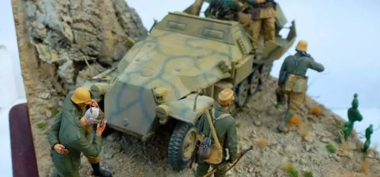 Retraite en Tunisie – Sdkfz 251/17 Retraite en Tunisie – Sdkfz 251/17